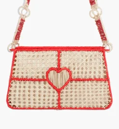 Bags*Mercedes Salazar Red Strap Handbag