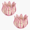 Candle Holders|Bizatino Collection*Mercedes Salazar Rosa Candle Holder Set of 2