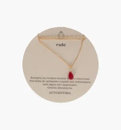 Necklaces|Amulets*Mercedes Salazar Ruby Choker Necklace