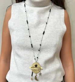 Necklaces*Mercedes Salazar Saturn Necklace