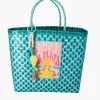 Bags*Mercedes Salazar Small Aqua Handbag