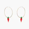 Earrings*Mercedes Salazar Spicy Hoops