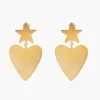 Earrings*Mercedes Salazar Star Heart Earrings