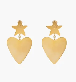 Earrings*Mercedes Salazar Star Heart Earrings