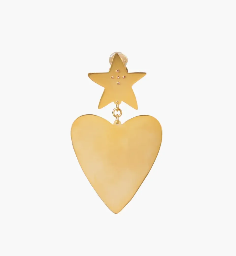 Earrings*Mercedes Salazar Star Heart Earrings