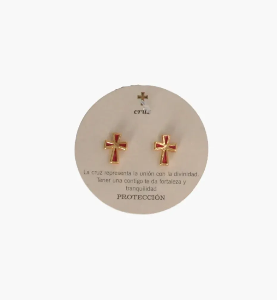Earrings*Mercedes Salazar The Cross Studs