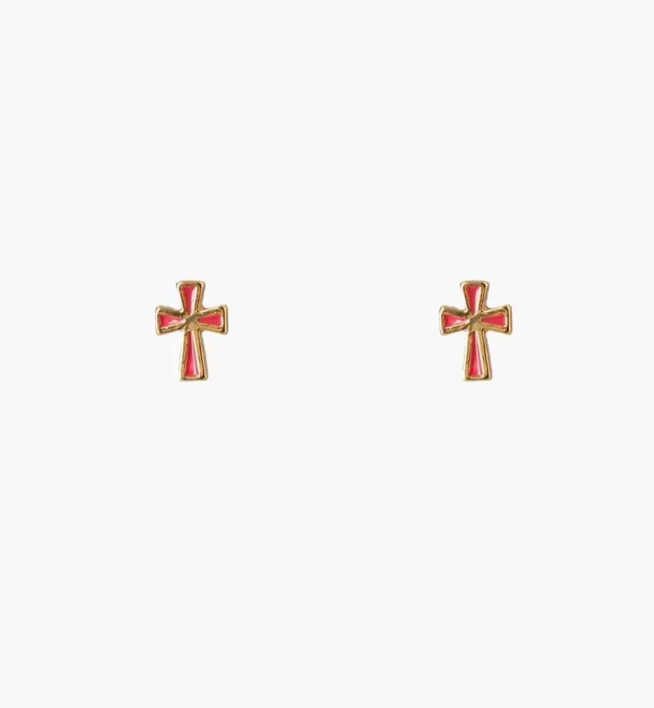 Earrings*Mercedes Salazar The Cross Studs
