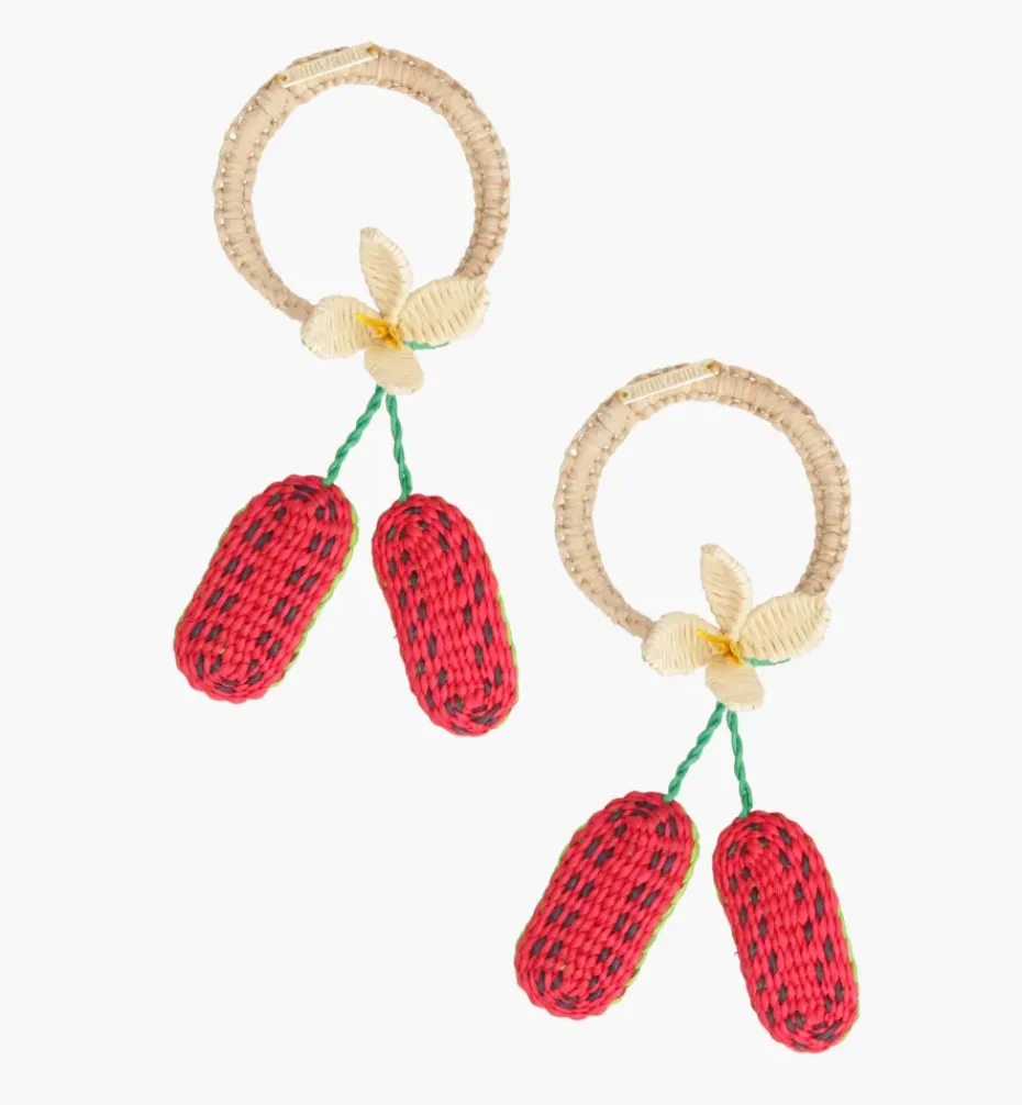 Napkin Rings*Mercedes Salazar Watermelon Napkin Ring Set of 2