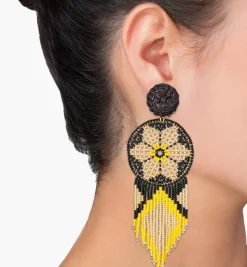 Earrings*Mercedes Salazar Yellow Crisi Earrings